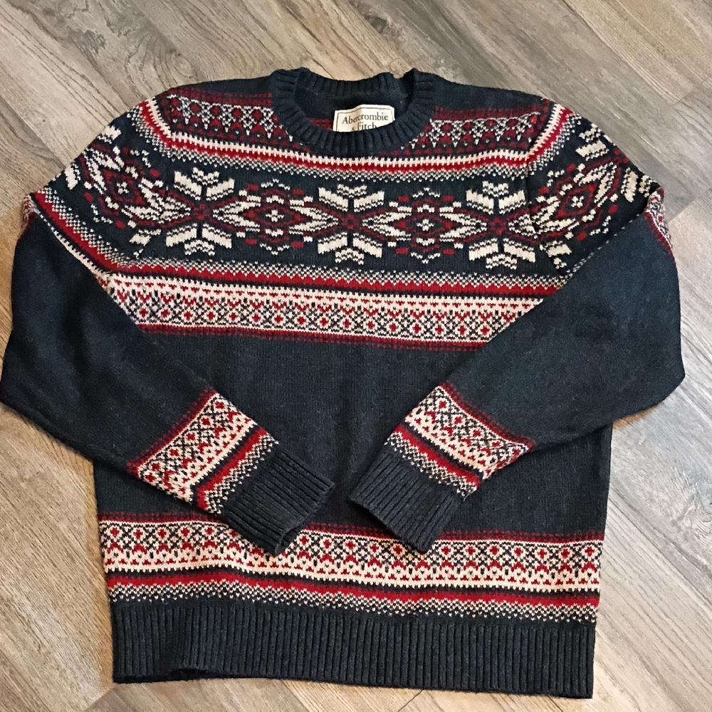 Abercrombie & Fitch Fair Isle Men's Sweater Size XL